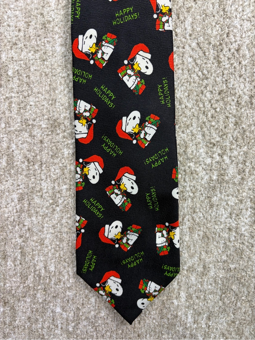 Vintage 90’s Men’s Peanuts Character Christmas Tie